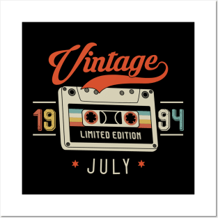 July 1994 - Limited Edition - Vintage Style Posters and Art